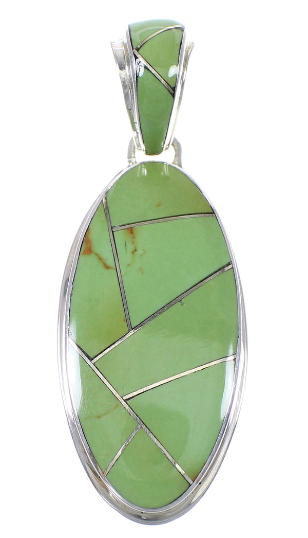 Silver Turquoise Southwest Pendant YX77244